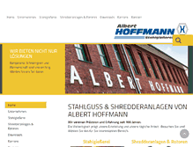 Tablet Screenshot of albert-hoffmann.de